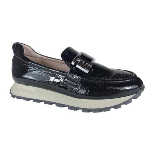 Elegante Loafers voor Vrouwen Hispanitas , Black , Dames