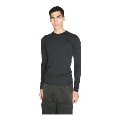 Katoenen Longsleeve Crewneck T-shirt Entire Studios , Black , Heren