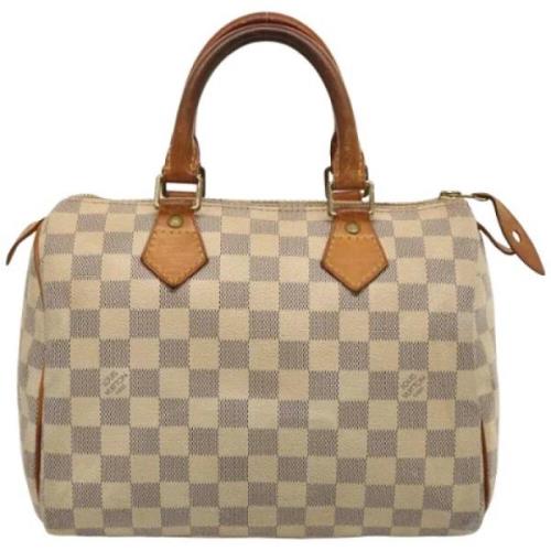 Pre-owned Canvas louis-vuitton-bags Louis Vuitton Vintage , White , Da...