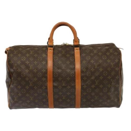 Pre-owned Canvas louis-vuitton-bags Louis Vuitton Vintage , Brown , Da...