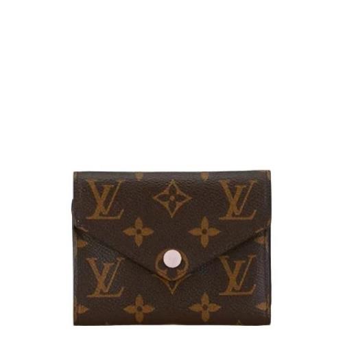 Pre-owned Canvas wallets Louis Vuitton Vintage , Brown , Dames