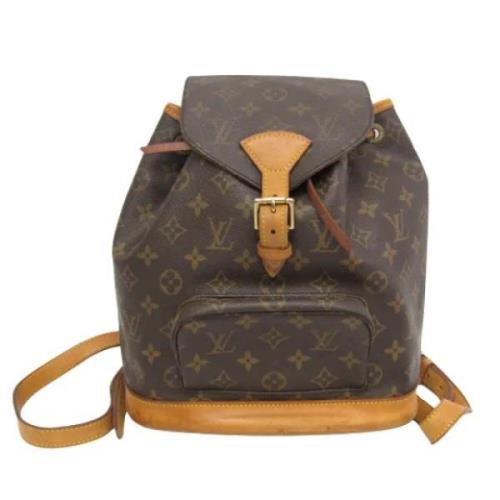 Pre-owned Canvas backpacks Louis Vuitton Vintage , Brown , Dames