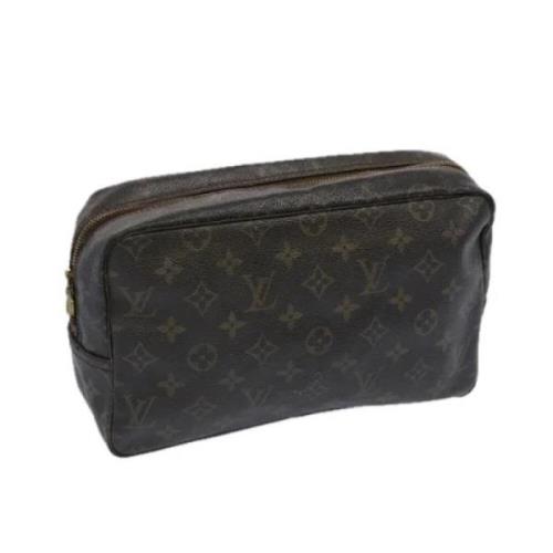 Pre-owned Canvas clutches Louis Vuitton Vintage , Brown , Dames