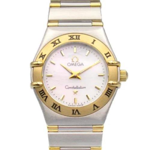 Pre-owned Metal watches Omega Vintage , White , Dames