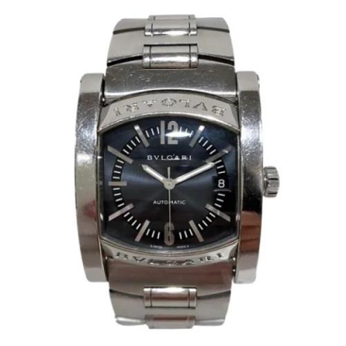 Pre-owned Metal watches Bvlgari Vintage , Blue , Heren