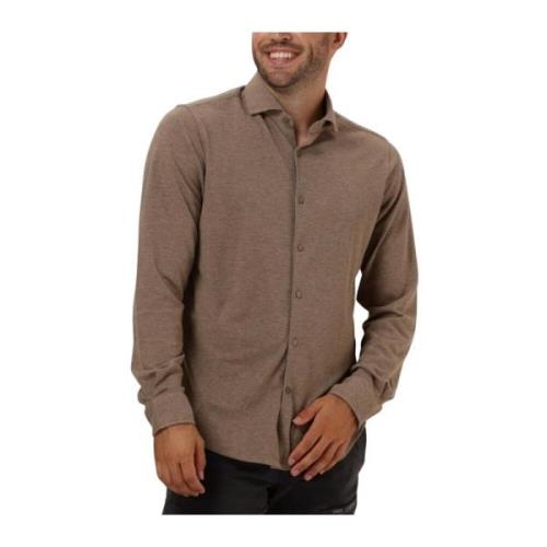 Casual Bruin Kirk Overhemd Dstrezzed , Brown , Heren