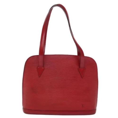 Pre-owned Leather louis-vuitton-bags Louis Vuitton Vintage , Red , Dam...