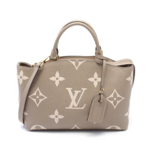 Pre-owned Leather louis-vuitton-bags Louis Vuitton Vintage , Beige , D...