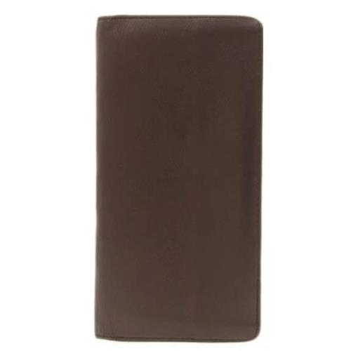 Pre-owned Leather wallets Louis Vuitton Vintage , Brown , Dames