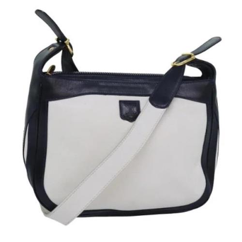 Pre-owned Leather celine-bags Celine Vintage , White , Dames