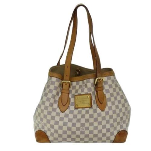 Pre-owned Canvas louis-vuitton-bags Louis Vuitton Vintage , Beige , Da...