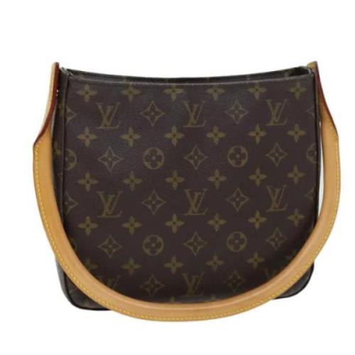 Pre-owned Canvas louis-vuitton-bags Louis Vuitton Vintage , Brown , Da...