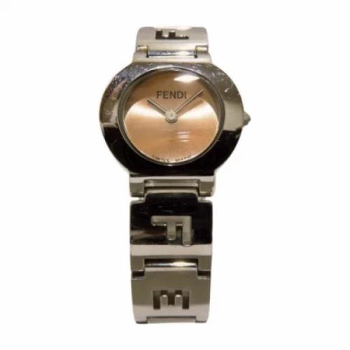 Pre-owned Metal watches Fendi Vintage , Pink , Dames