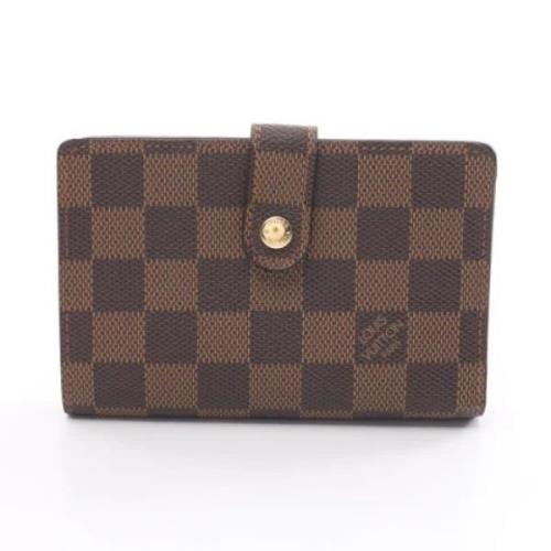 Pre-owned Leather wallets Louis Vuitton Vintage , Brown , Dames