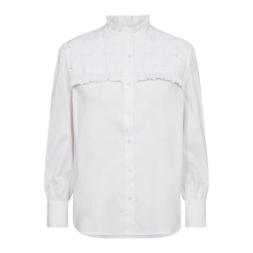 Elegante Crisp Braid Shirt Blouse Wit Co'Couture , White , Dames