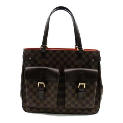 Pre-owned Canvas louis-vuitton-bags Louis Vuitton Vintage , Brown , Da...