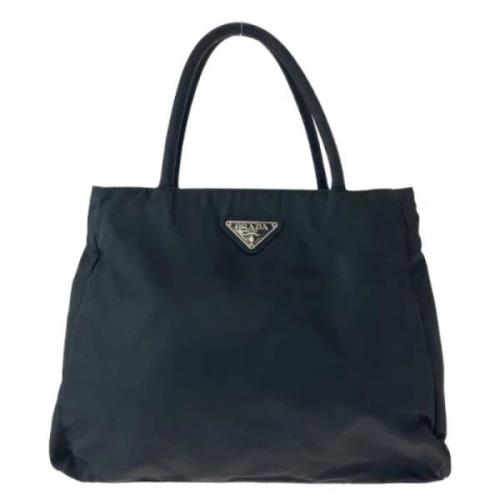 Pre-owned Canvas totes Prada Vintage , Black , Dames