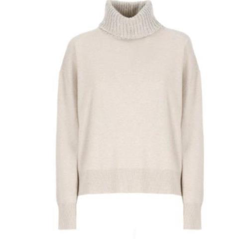 Elegante Sweater Collectie Fabiana Filippi , Beige , Dames