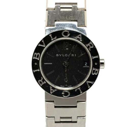 Pre-owned Metal watches Bvlgari Vintage , Black , Dames