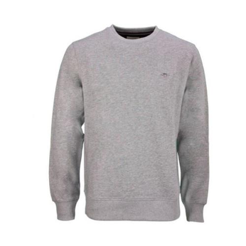 Stijlvolle Sweatshirts voor Mannen en Vrouwen Gant , Gray , Heren