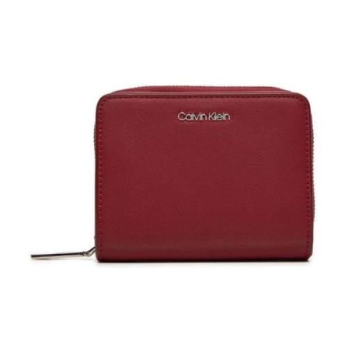 Stijlvol Must-Have Ritsportemonnee Calvin Klein , Red , Dames