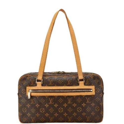 Pre-owned Canvas louis-vuitton-bags Louis Vuitton Vintage , Brown , Da...