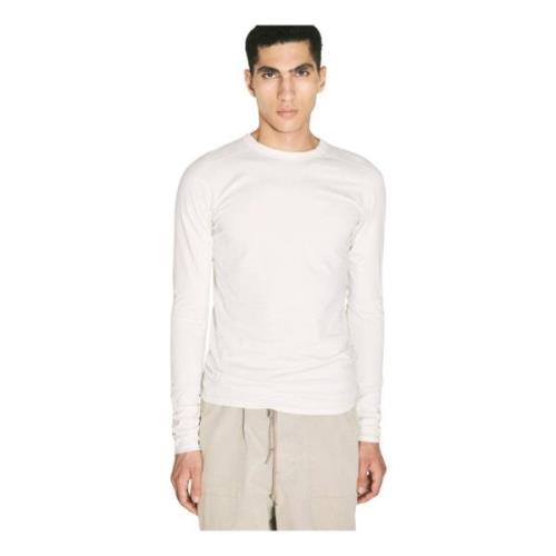 Katoenen Longsleeve Crewneck T-shirt Entire Studios , White , Heren