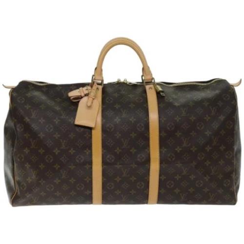 Pre-owned Canvas louis-vuitton-bags Louis Vuitton Vintage , Brown , Da...