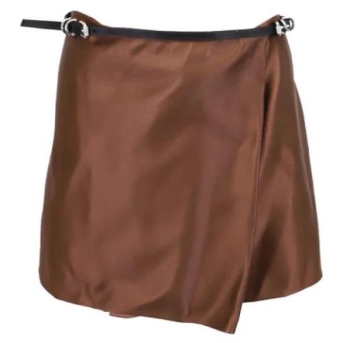 Pre-owned Silk bottoms Givenchy Pre-owned , Brown , Dames