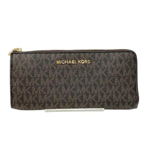 Pre-owned Canvas wallets Michael Kors Pre-owned , Brown , Dames