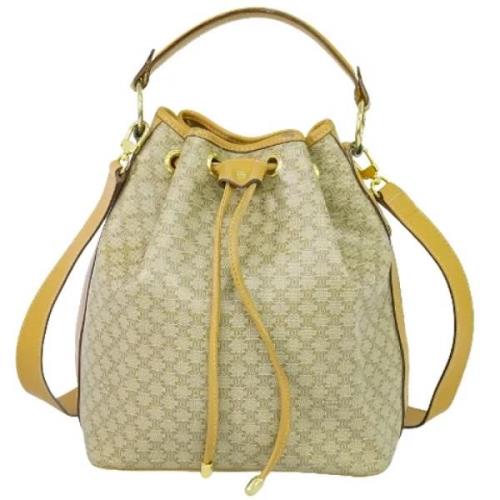 Pre-owned Canvas celine-bags Celine Vintage , Beige , Dames