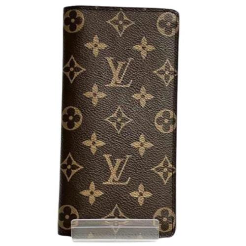 Pre-owned Canvas wallets Louis Vuitton Vintage , Brown , Heren