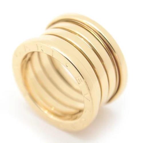 Pre-owned Metal rings Bvlgari Vintage , Yellow , Dames