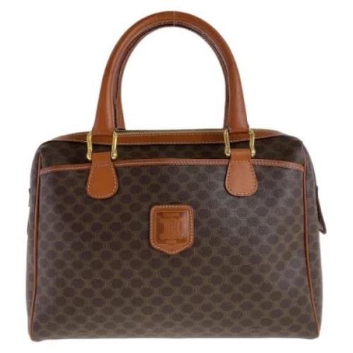 Pre-owned Canvas handbags Celine Vintage , Brown , Dames