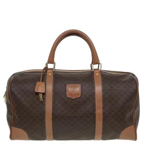 Pre-owned Canvas travel-bags Celine Vintage , Brown , Dames