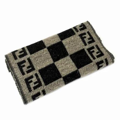 Pre-owned Cotton scarves Fendi Vintage , Black , Heren