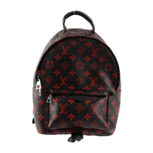 Pre-owned Canvas backpacks Louis Vuitton Vintage , Black , Dames