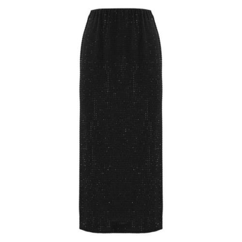 Zwarte Strass Rok Philosophy di Lorenzo Serafini , Black , Dames