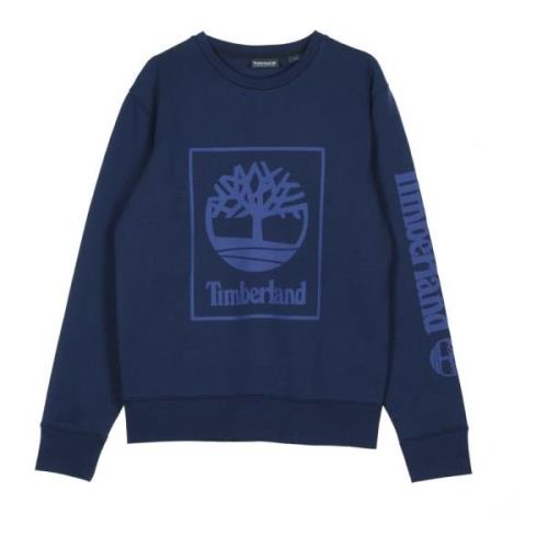 Seizoensboom Crewneck Sweatshirt Zwart Timberland , Blue , Heren