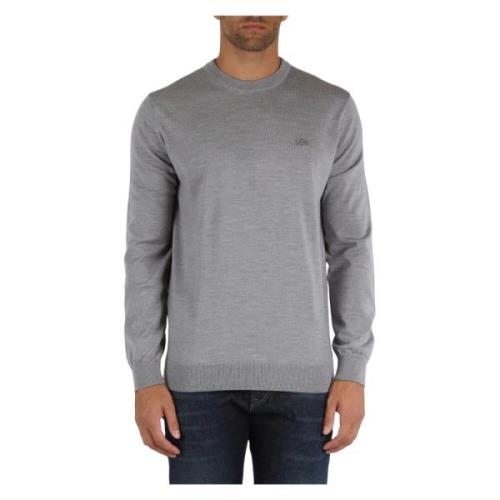 Regular Fit Wollen Trui Lacoste , Gray , Heren