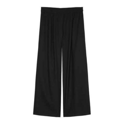 Geplooide broek wijd Marc O'Polo , Black , Dames