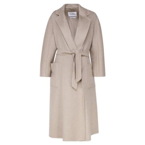 Kasjmierjas met ceintuur, gemaakt in Italië Max Mara , Beige , Dames