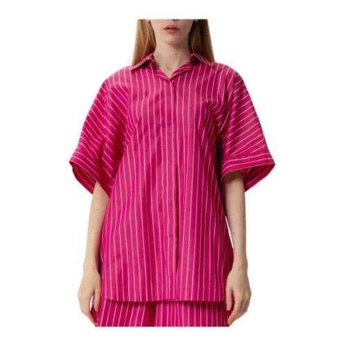 Oversized Anemone Blouse Ss23 Stijl Max Mara , Pink , Dames