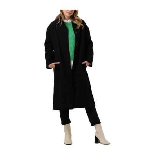 Anlu Coat Damesjas Neo Noir , Black , Dames