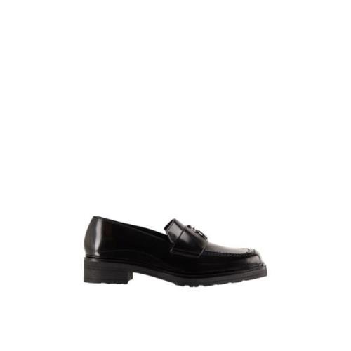 Mocassin Stijl Loafer Patrizia Pepe , Black , Dames