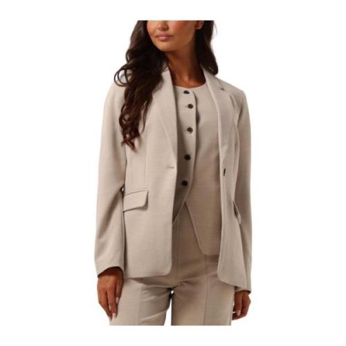 Elegante Michelle Blazer Moss Copenhagen , Beige , Dames