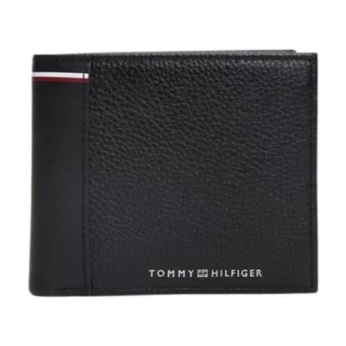 Herenportemonnee met Muntvak Tommy Hilfiger , Black , Heren