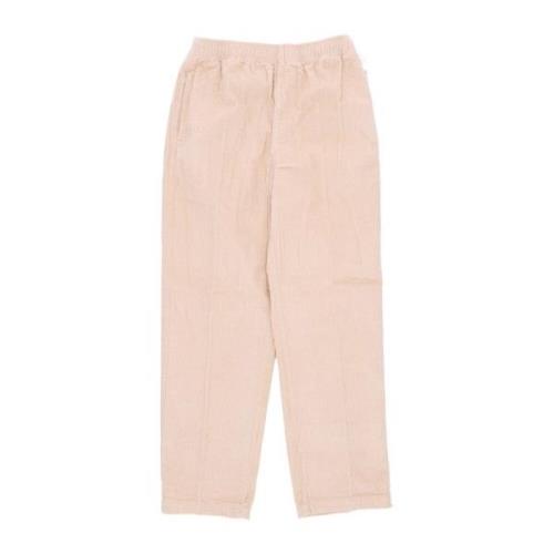 Fluwelen Corduroy Broek met Zakken Obey , Pink , Heren