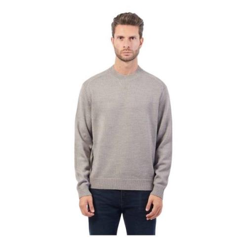 Basis Grijs Sweater Armani Exchange , Gray , Heren