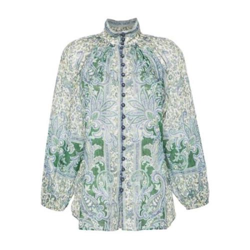 Paisley Print Blouse Zimmermann , Multicolor , Dames